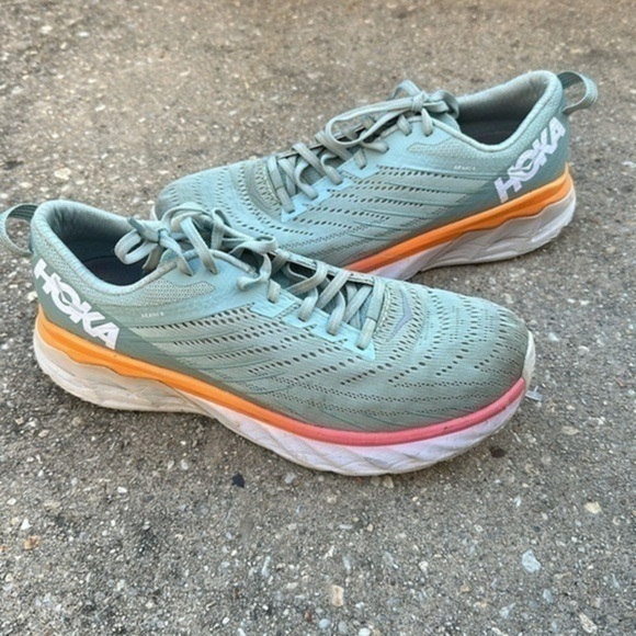 Hoka One One Arahi Running Shoes, Blue Haze, Women's M